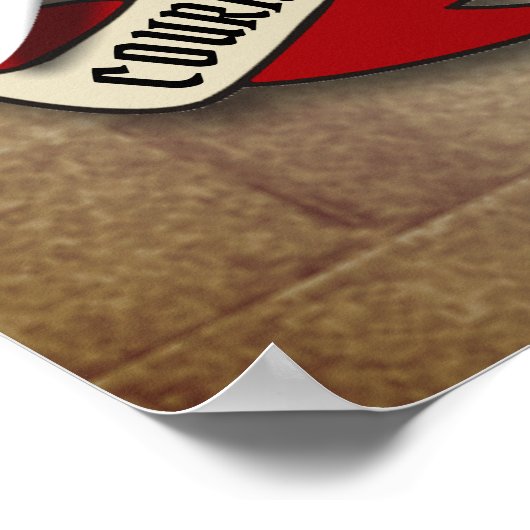 Stewart Clan Abzeichen W/Crossed Schwerter Poster (Ecke)