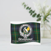 Stewart Clan Postkarte (Stehend Vorderseite)