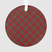 Stewart Clan Tartan Kariert Ornament (Rückseite)