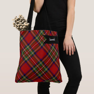 Stewart Clan Tartan Kariertes schottisches Muster Tasche