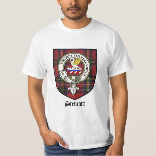Stewart-Clan-Wappen-AbzeichenTartan T-Shirt
