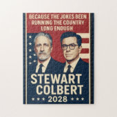 Stewart/Colbert 2028 Puzzle (Vertikal)