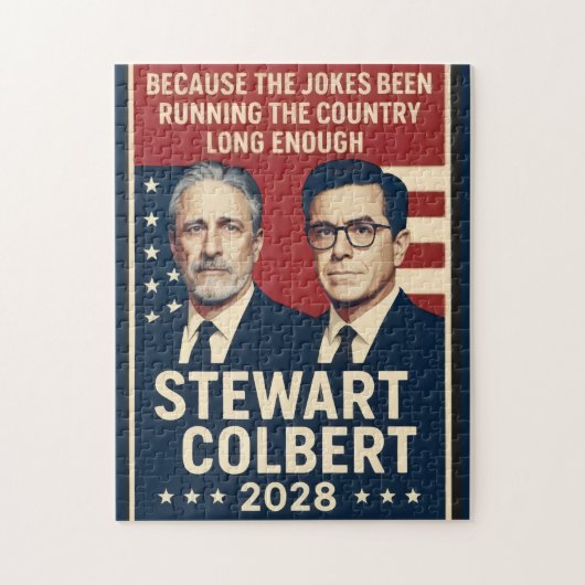 Stewart/Colbert 2028 Puzzle (Vertikal)