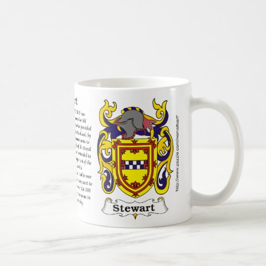 Stewart, die Geschichte, die Bedeutung und das Kaffeetasse (Rechts)