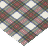 Stewart Dress Modern Scottish Tartan Tischdecke (Schrägansicht)