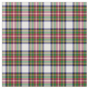 Stewart Dress Modern Tartan Stoff