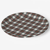 Stewart Dress Scottish Clan Tartan Pappteller (Schrägansicht)