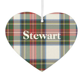 Stewart Dress Tartan Kariert Air Freshener Autolufterfrischer