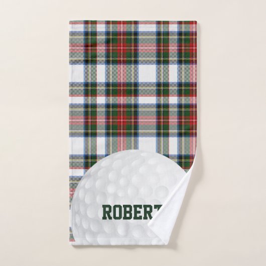 Stewart Dress Tartan Kariert Golf Towel Handtuch (Handtuch)
