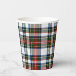 Stewart Dress Tartan Kariert Paper Cups Pappbecher