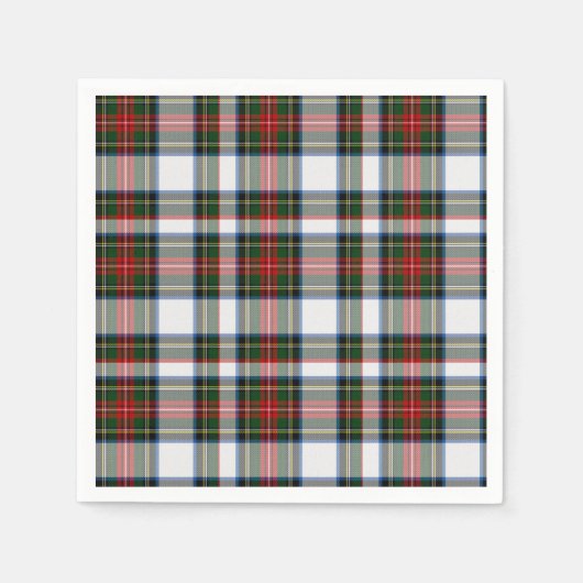 Stewart Dress Tartan Kariert Paper Napkins Serviette (Vorderseite)