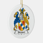 Stewart-Familienwappen Keramik Ornament (Rechts)