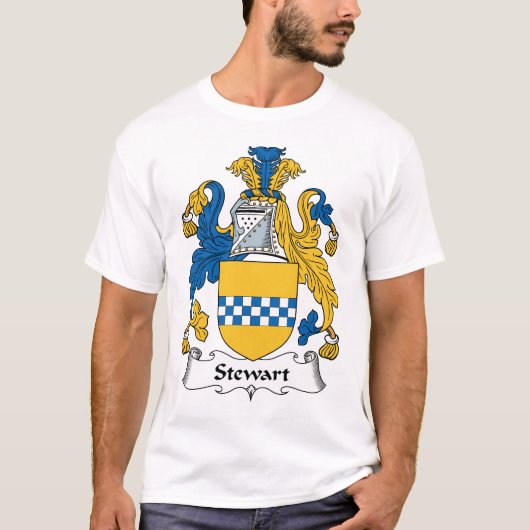 Stewart-Familienwappen T-Shirt (Vorderseite)