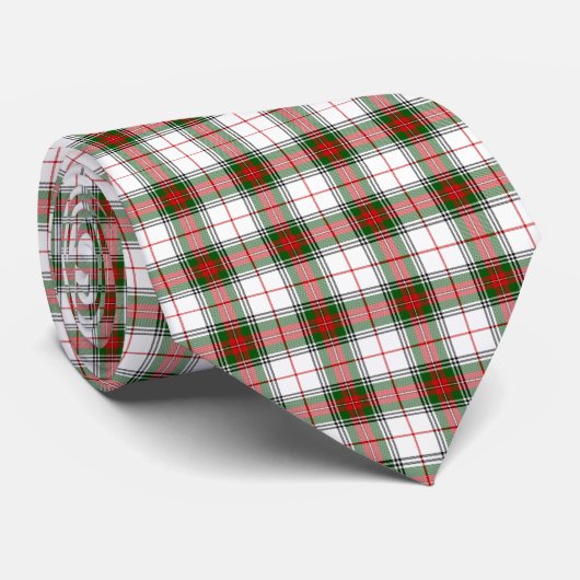 Stewart Festive King George Tartan Kariert Neck Ti Krawatte (Gerollt)