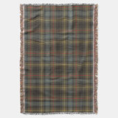 Stewart Hunting Weathered Tartan Kariertes Muster Decke (Vorderseite Vertikal)