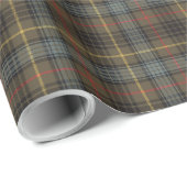Stewart Hunting Weathered Tartan Kariertes Muster Geschenkpapier (Rolleneckpunkt)