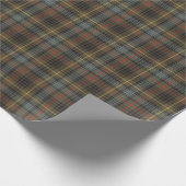 Stewart Hunting Weathered Tartan Kariertes Muster Geschenkpapier (Ecke)