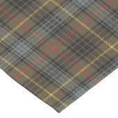 Stewart Hunting Weathered Tartan Kariertes Muster Kurzer Tischläufer (Ecke)