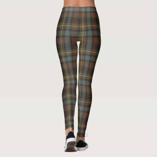 Stewart Hunting Weathered Tartan Kariertes Muster Leggings (Rückseite)