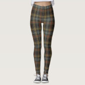 Stewart Hunting Weathered Tartan Kariertes Muster Leggings (Vorderseite)