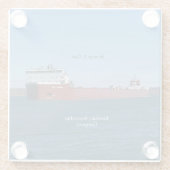 Stewart J. Untersetzer aus Cortglas (Rückseite)