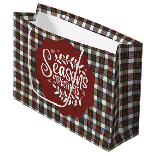 Stewart Kleid modernes schottisches Tartan großes Große Geschenktüte