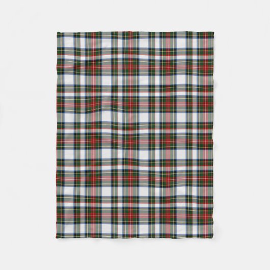 Stewart-Kleiderkarierte Fleece-Decke Fleecedecke (Vorderseite)