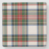 Stewart-Kleidertartan-karierter SteinUntersetzer (Vorderseite)