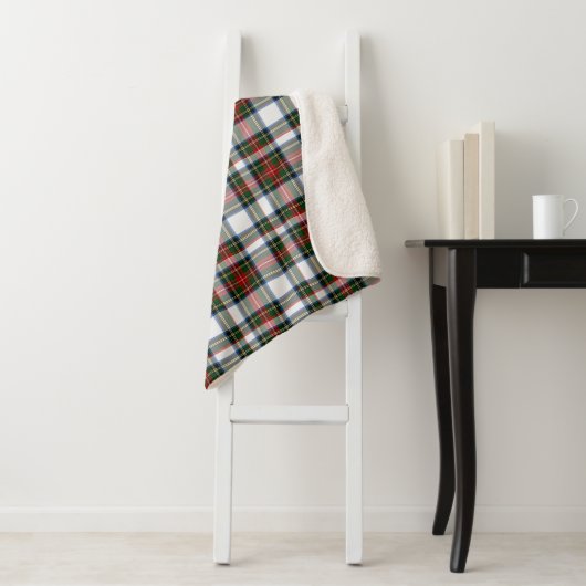 Stewart-Kleidkarierte Sherpa Decke Sherpadecke (Beispiel)