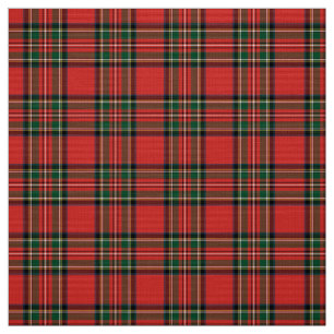 Stewart königlicher Tartan. Stoff