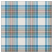 Stewart Muted Blue Tartan Stoff (Nahaufnahme)