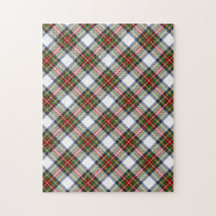 Stewart Royal Dress Clan Tartan Kariertes Muster Puzzle