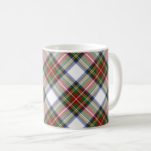 Stewart Royal Dress Kariert Scottish Diags Kaffeetasse (VorderseiteRechts)
