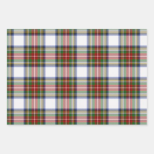 Stewart Royal Dress Kariert Scottish Pattern Alt 1 Geschenkpapier Set (Vorderseite 3)