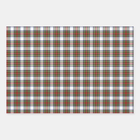 Stewart Royal Dress Kariert Scottish Pattern Alt 2 Geschenkpapier Set (Vorderseite 2)