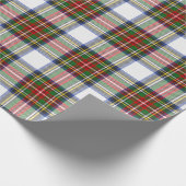 Stewart Royal Dress Kariert Scottish Pattern Geschenkpapier (Ecke)