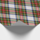 Stewart Royal Dress Kariert Scottish Pattern Geschenkpapier (Ecke)