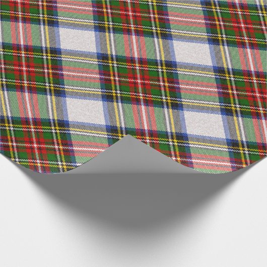Stewart Royal Dress Kariert Scottish Pattern Geschenkpapier (Ecke)