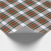 Stewart Royal Dress Kariert Scottish Pattern Geschenkpapier (Ecke)