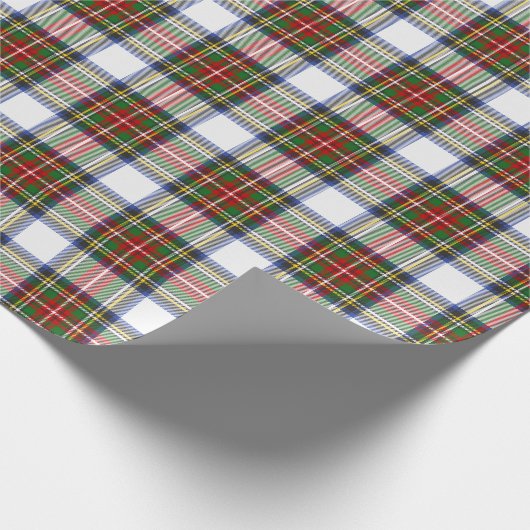 Stewart Royal Dress Kariert Scottish Pattern Geschenkpapier (Ecke)