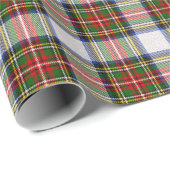 Stewart Royal Dress Kariert Scottish Pattern Geschenkpapier (Rolleneckpunkt)
