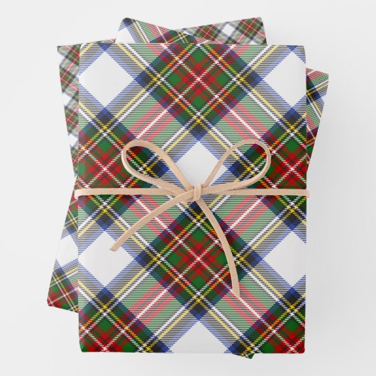 Stewart Royal Dress Kariert Scottish Pattern Geschenkpapier Set (Beispiel)