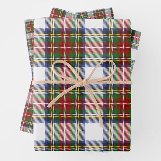 Stewart Royal Dress Kariert Scottish Pattern Geschenkpapier Set (Beispiel)