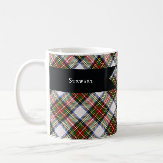 Stewart Royal Dress Kariert Scottish Pattern Kaffeetasse (Links)