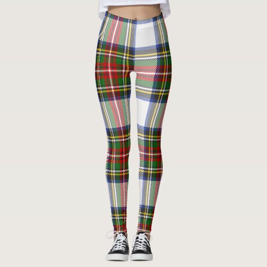 Stewart Royal Dress Kariert Scottish Pattern Legen Leggings (Vorderseite)