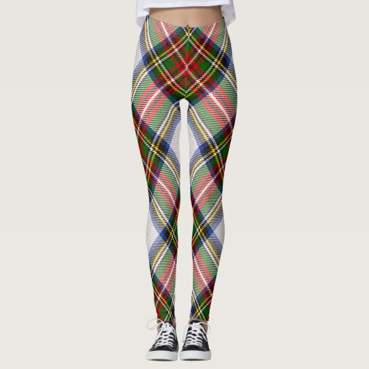 Stewart Royal Dress Kariert Scottish Pattern Leggings (Vorderseite)