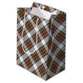 Stewart Royal Dress Kariert Scottish Pattern Mittlere Geschenktüte (Rückseite Schrägansicht)