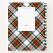 Stewart Royal Dress Kariert Scottish Pattern Notizblock (Rückseite)