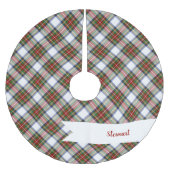 Stewart Royal Dress Kariert Scottish Pattern Polyester Weihnachtsbaumdecke (Vorderseite)