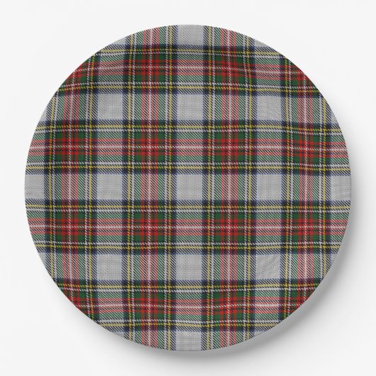 Stewart Royal Dress Tartan Pappteller (Vorderseite)